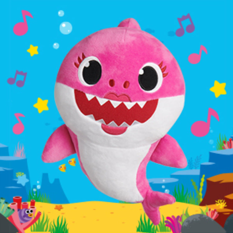 Musical Shark Plush Toy for Cuddly Playtime Gifts