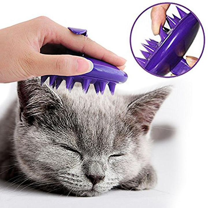 Silicone Pet Grooming Brush for Cats and Dogs