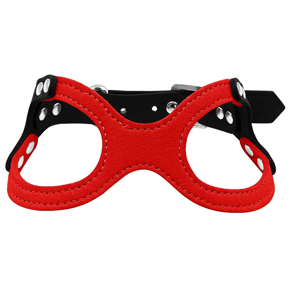 Soft Suede Dog Harness for Small Chihuahuas & Yorkies
