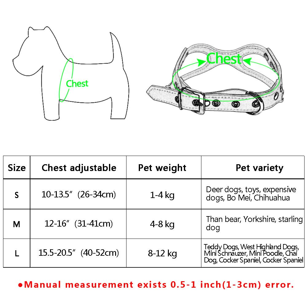 Soft Suede Dog Harness for Small Chihuahuas & Yorkies