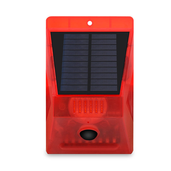 Solar Alarm Light with Infrared Motion Sensor & Siren