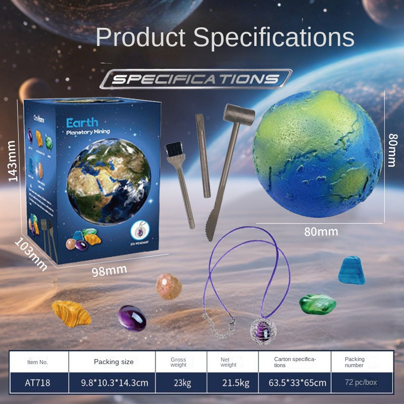 Solar System Excavation Toy: Gemstone Treasure Hunt