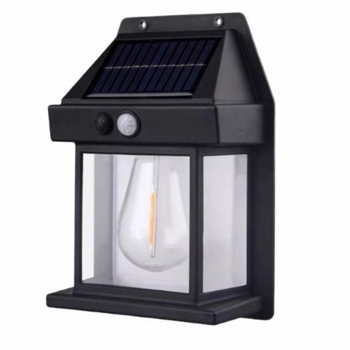 Solar Wall Light with Motion Sensor, Wireless Outdoor