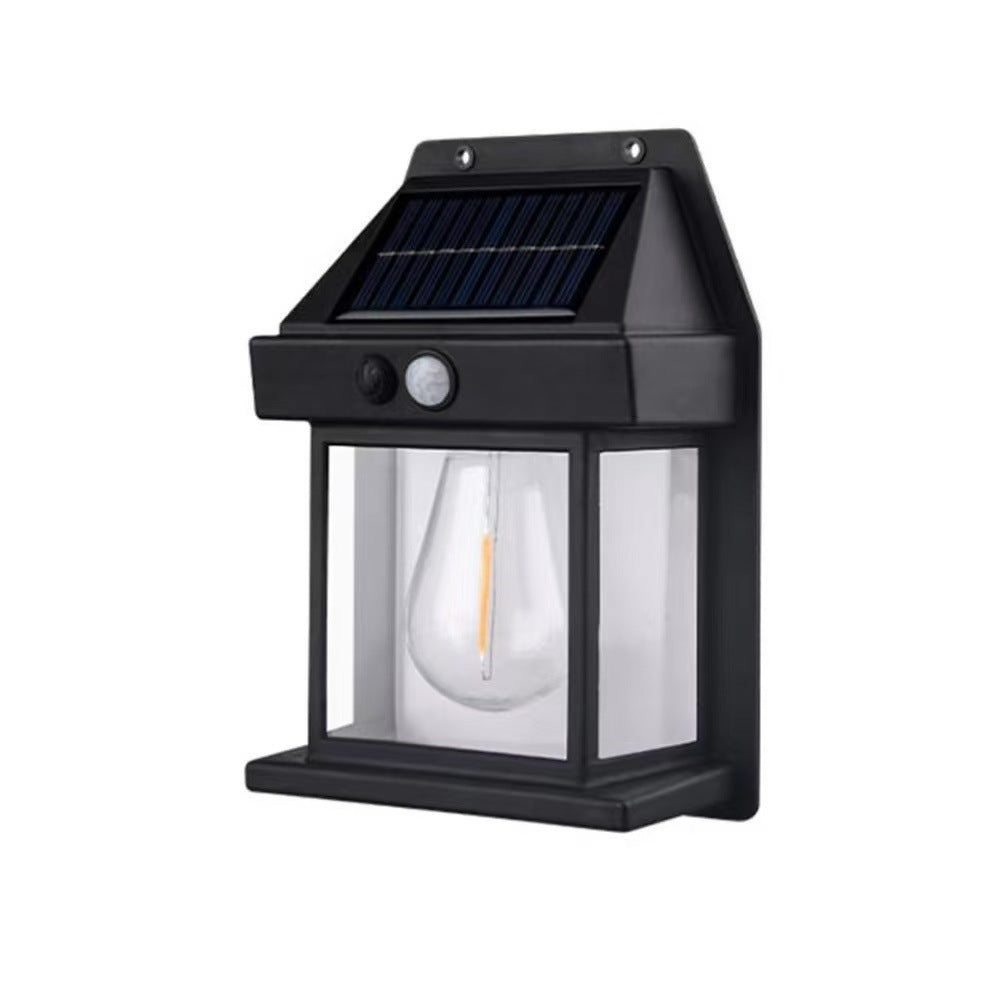 Solar Wall Light with Motion Sensor, Wireless Outdoor