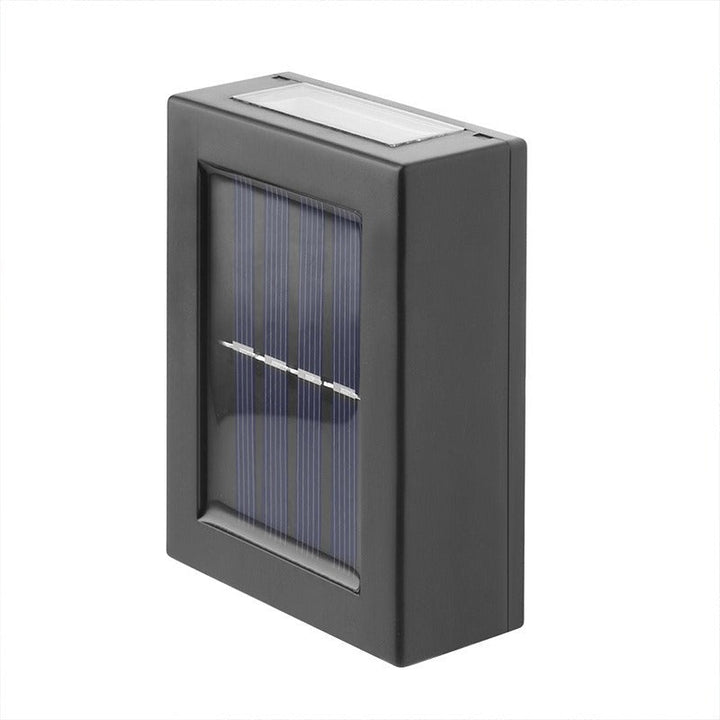 Solar Outdoor Wall Lights: Up-and-Down Fence Accent Glow