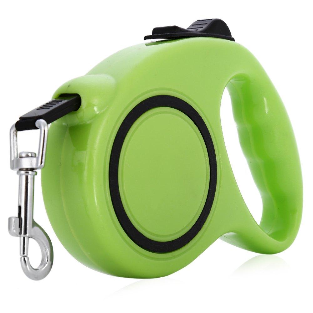 Retractable Dog Leash with One-Handed Lock, 3M or 5M