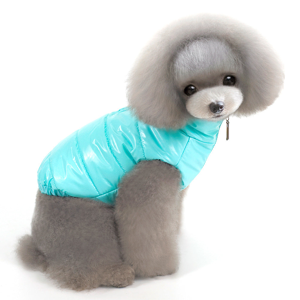 Dog Winter Jacket: Warm Glossy Padded Winter Protection