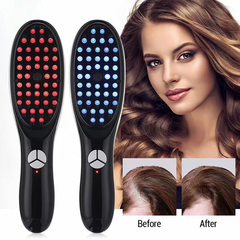 Electric LED Scalp Massage Comb for Thinning Hair Care