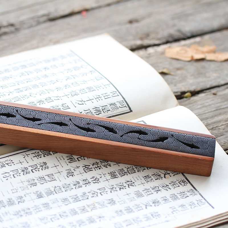 Wood Incense Holder Box for Cleaner, Calmer Rituals