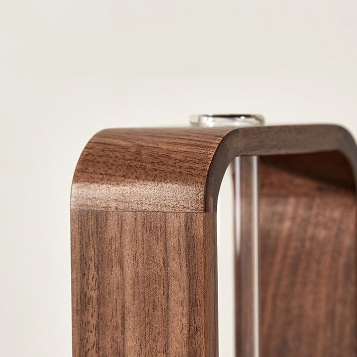 Walnut Hydroponic Planter for Small-Space Greenery