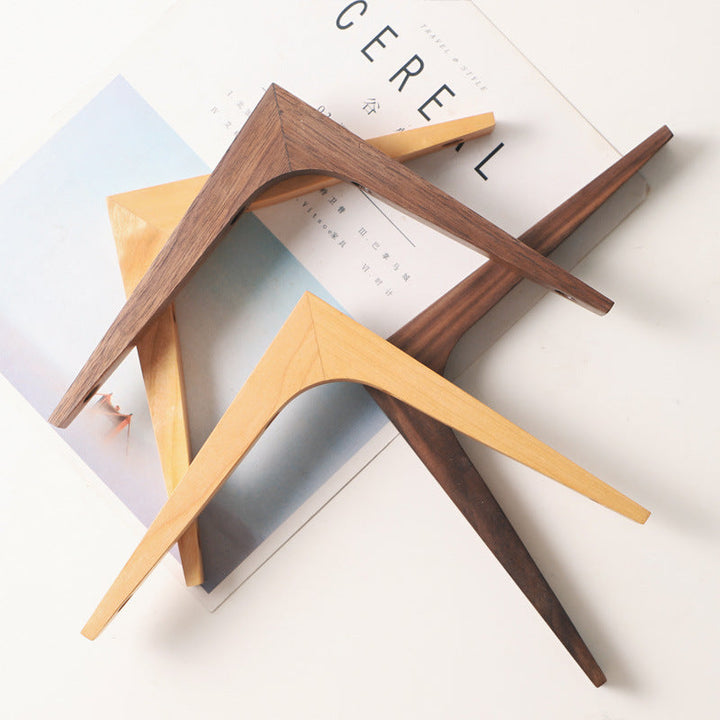 Wooden Wall Shelf Brackets for Warm, Stable Displays