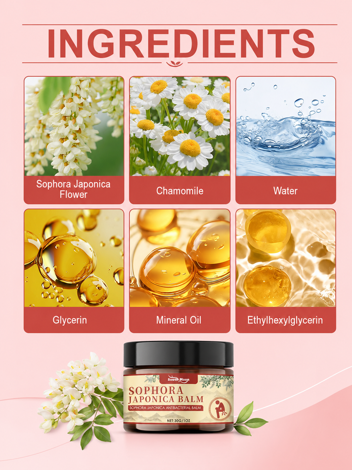 Sophora Japonica Balm — Gentle Herbal Hemorrhoid Relief