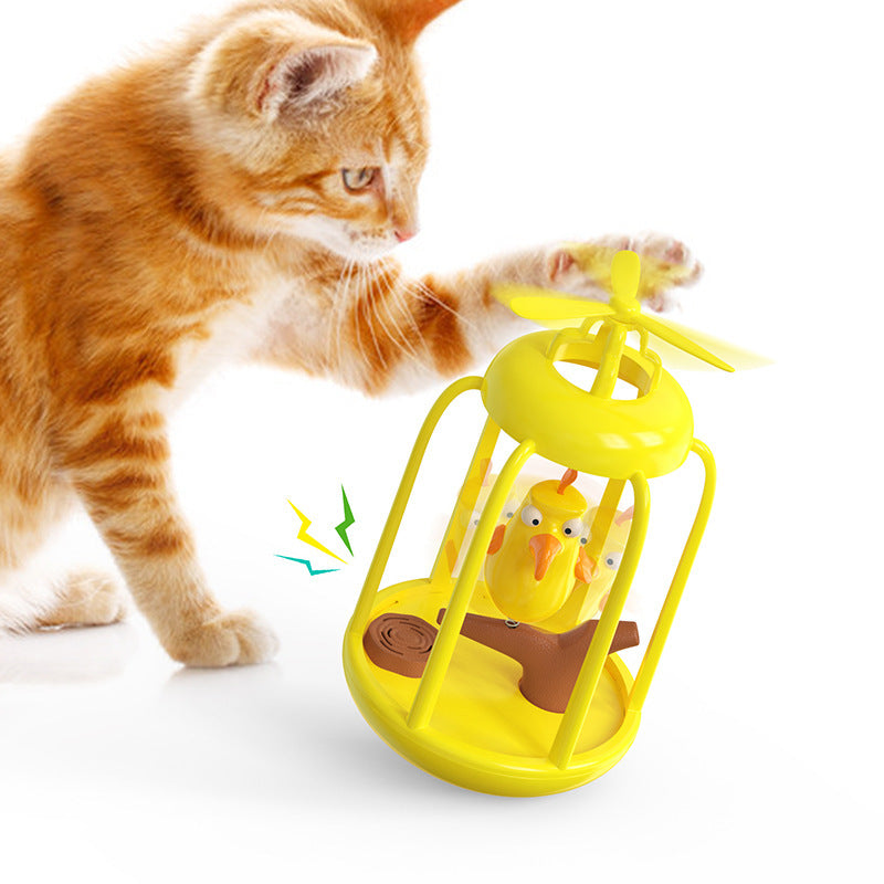Interactive Cat Tumbler Toy Cage for Indoor Enrichment