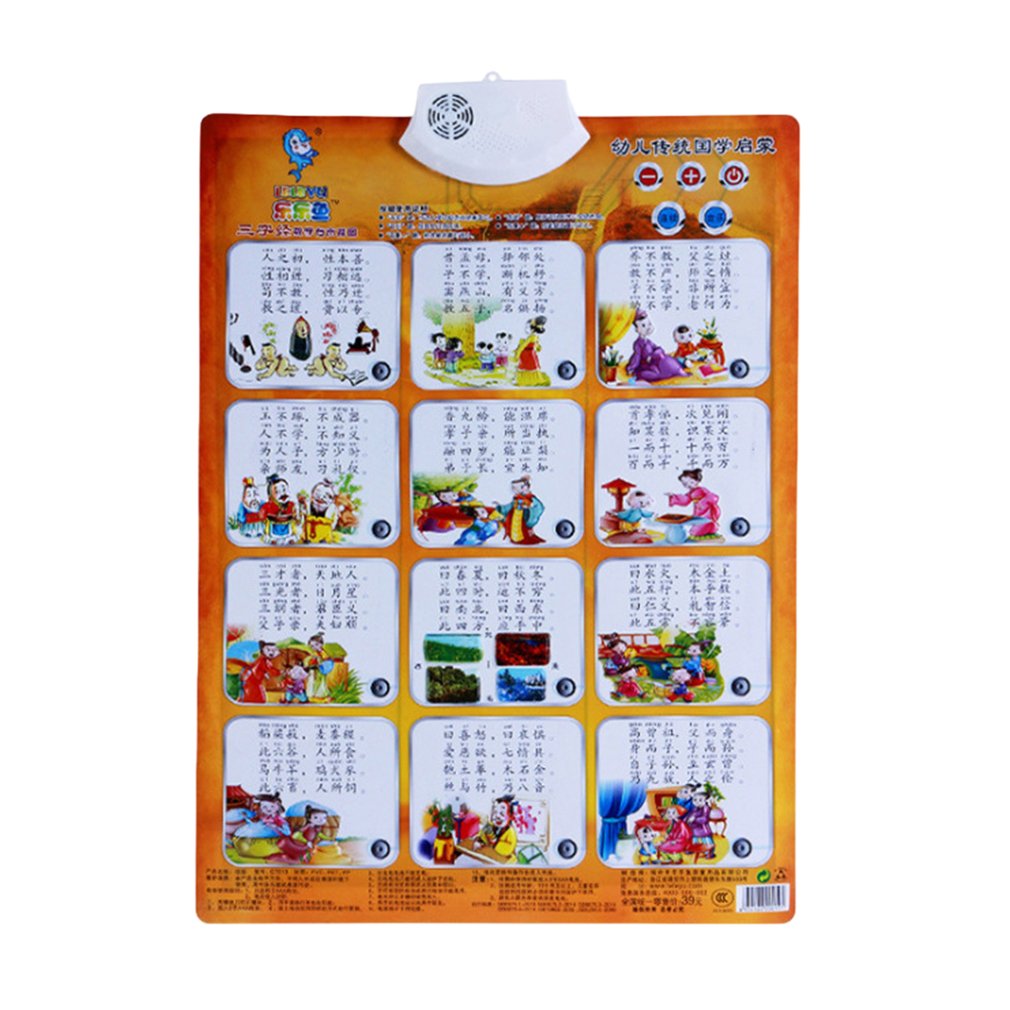 Interactive English Alphabet Wall Chart Learning Toy