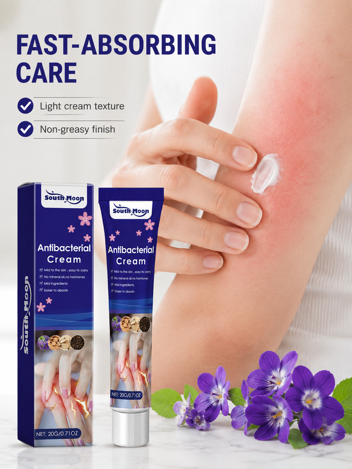 Antibacterial Cream for Dry Itchy Skin – Soothing Redness Relief