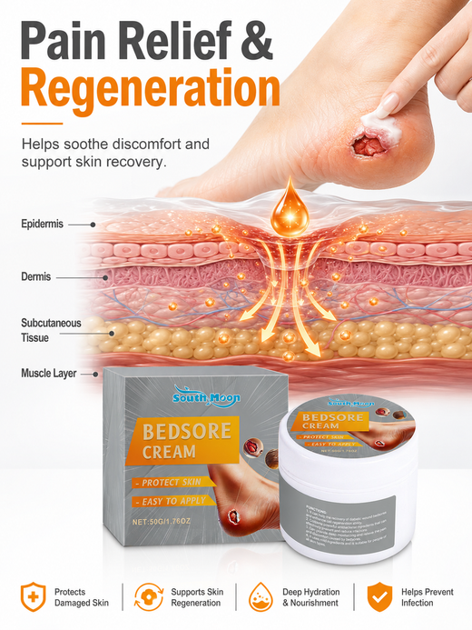 Diabetic Bedsore Cream — Herbal Antibacterial Healing