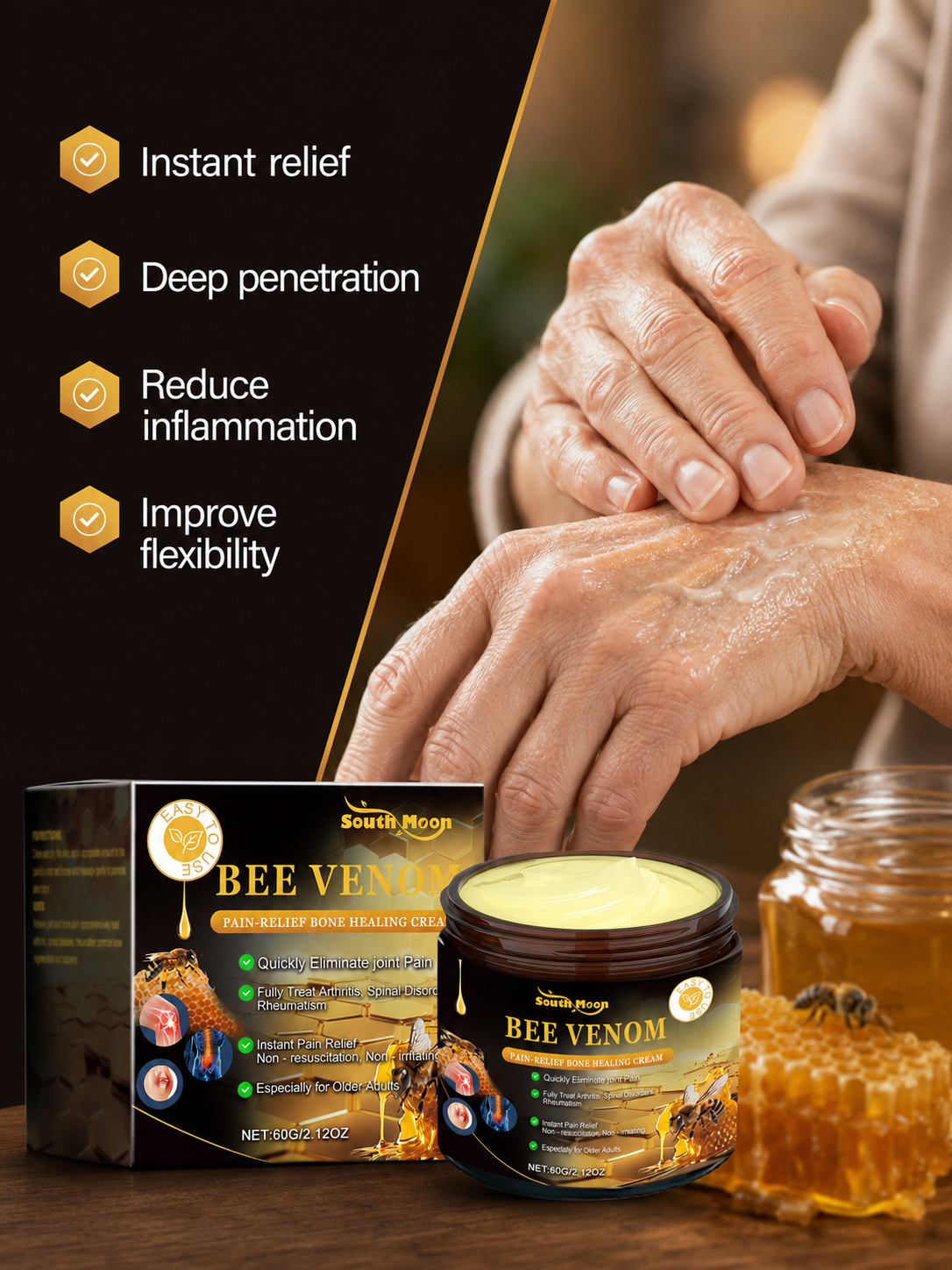Bee Venom Joint Cream For Knees
