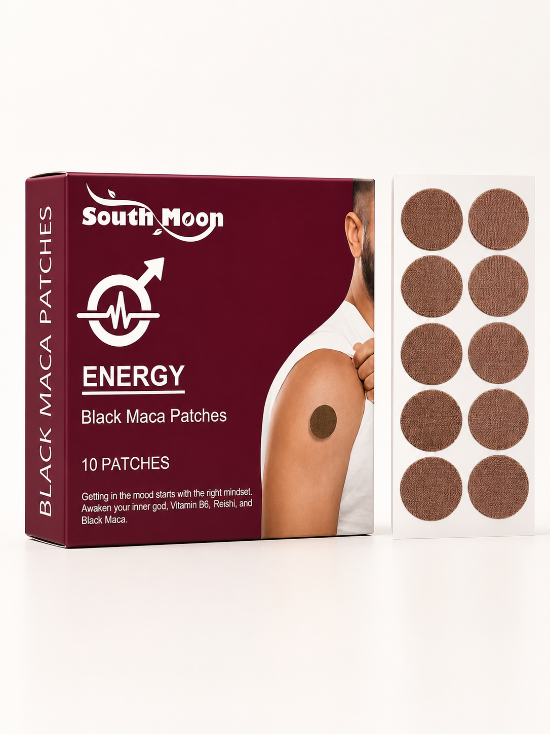 South Moon Black Maca Energy Patch – 10ct Vitality Patches