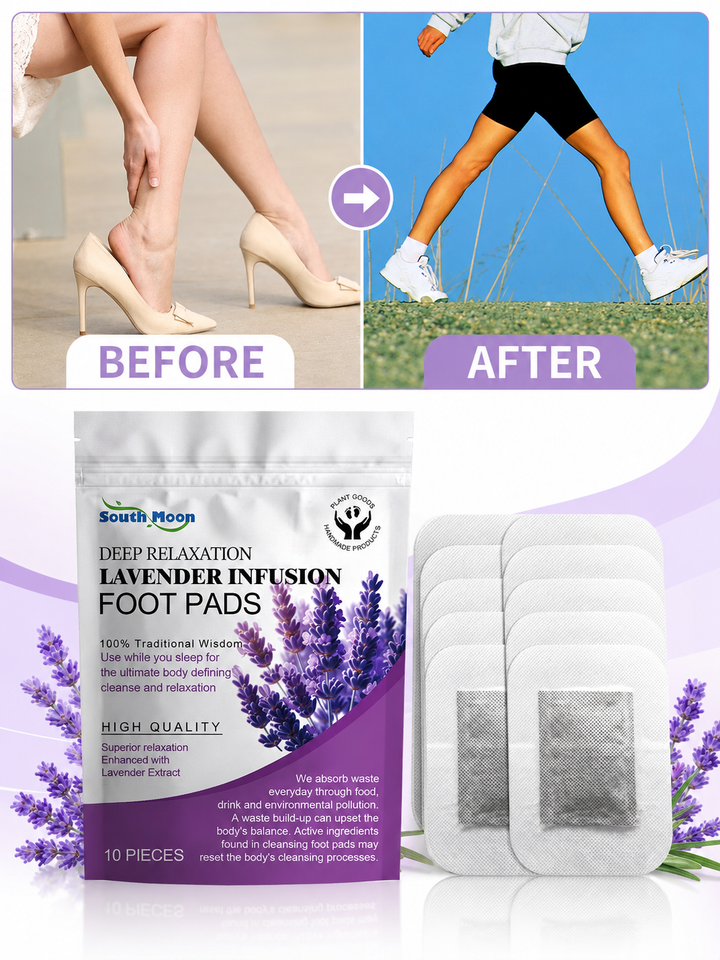 Lavender Foot Care Pad — Softer, Cleaner Feet Overnight