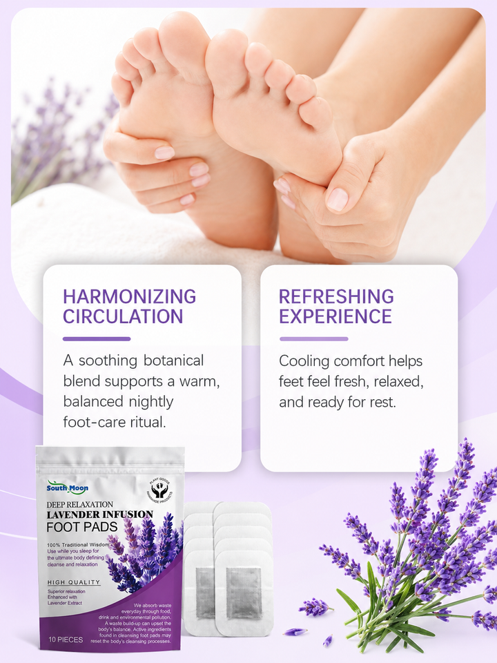 Lavender Foot Care Pad — Softer, Cleaner Feet Overnight