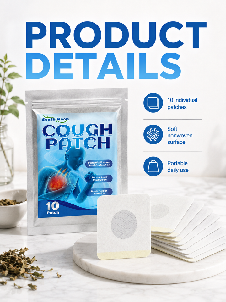 Herbal Cough Patch for Runny Nose & Dry Throat – South Moon