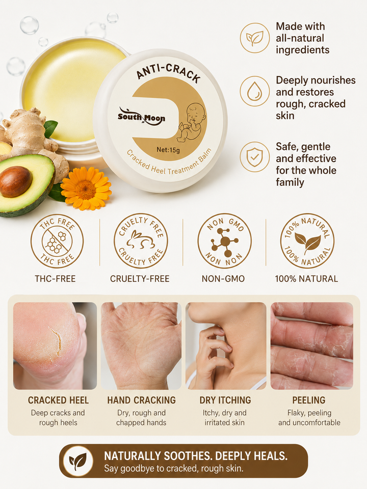 South Moon Cracked Heel Repair Balm — Natural 15g