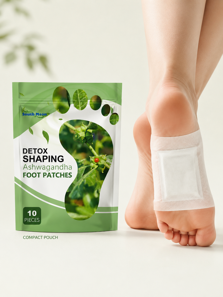 Ashwagandha Detox Shaping Foot Patches — 10pc Night Treatment