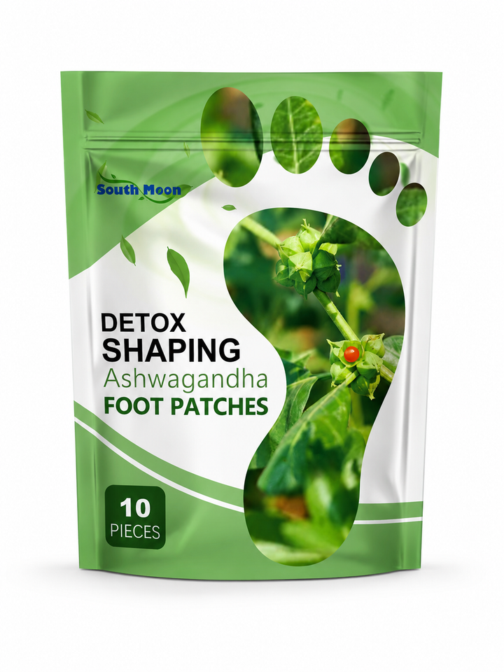 Ashwagandha Detox Shaping Foot Patches — 10pc Night Treatment