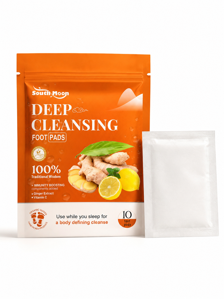 Ginger Detox Foot Pads — Deep Cleanse Overnight | 10 Pack