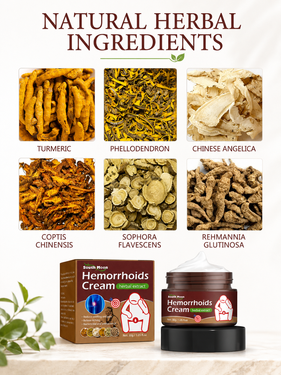 Hemorrhoid Soothing Cream — Gentle Herbal Pain & Itch Relief