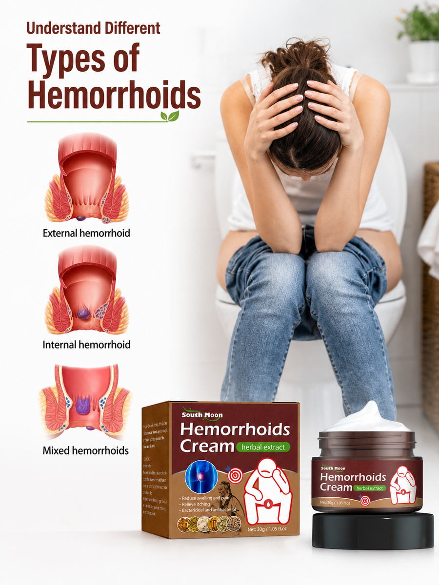 Hemorrhoid Soothing Cream — Gentle Herbal Pain & Itch Relief