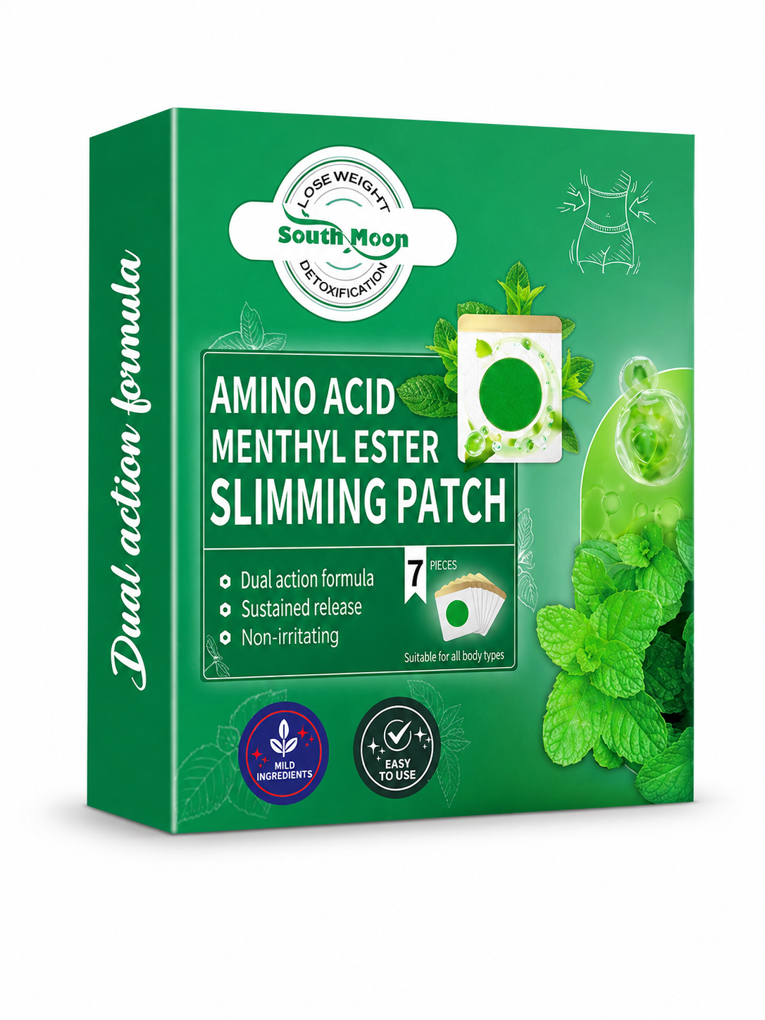 South Moon Herbal Slimming Patch — 7-Piece Body Shaping