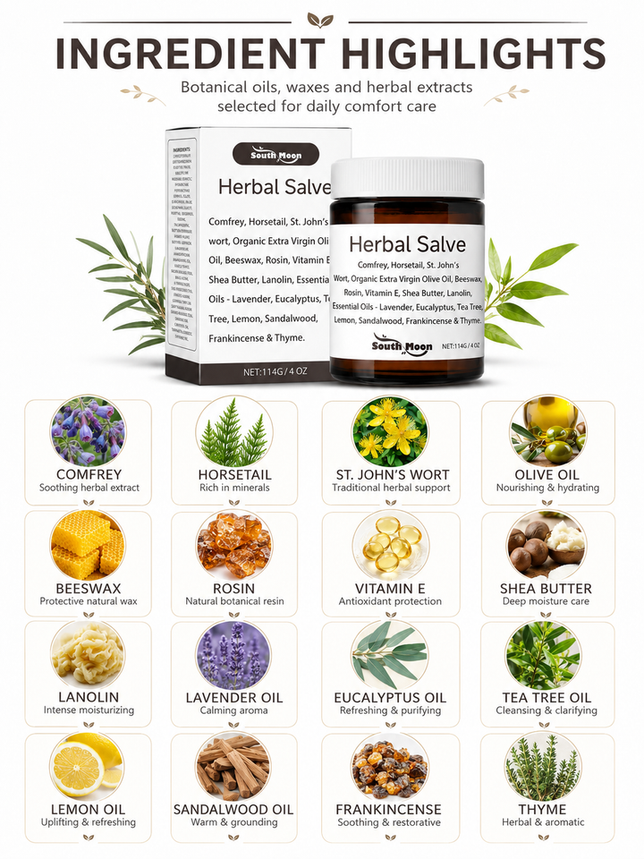 South Moon Herbal Joint Cream — Natural Pain Relief