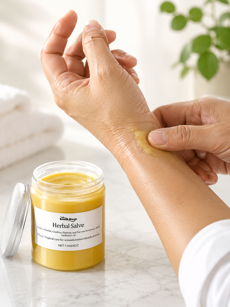 Herbal Body Salve — Natural Pain Relief & Moisturizing Balm