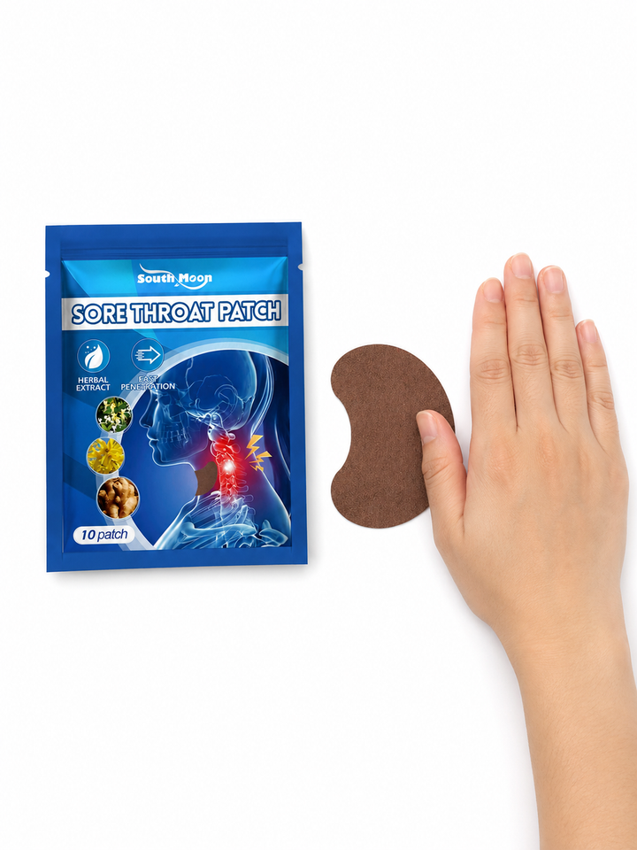 Herbal Throat Patch — Sore Throat Relief All Day