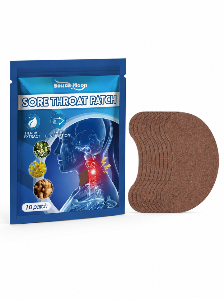 Herbal Throat Patch — Sore Throat Relief All Day