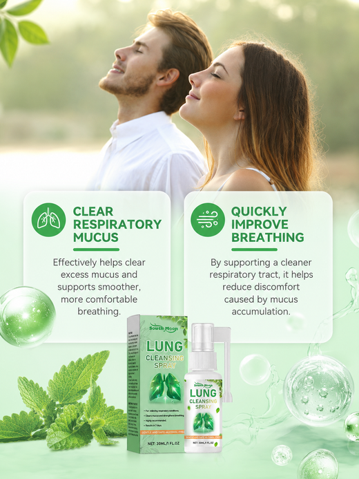 Lung Cleansing Spray — Clear Mucus & Breathe Easier in 7 Days