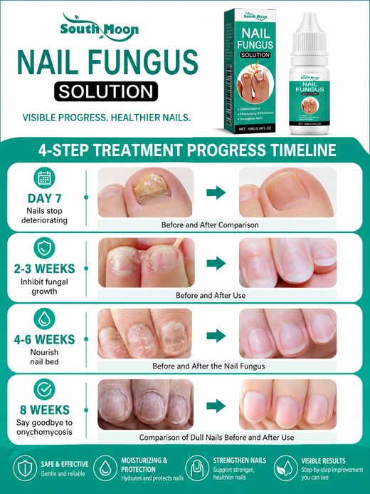 South Moon Nail Essence for Discolored, Brittle Nails