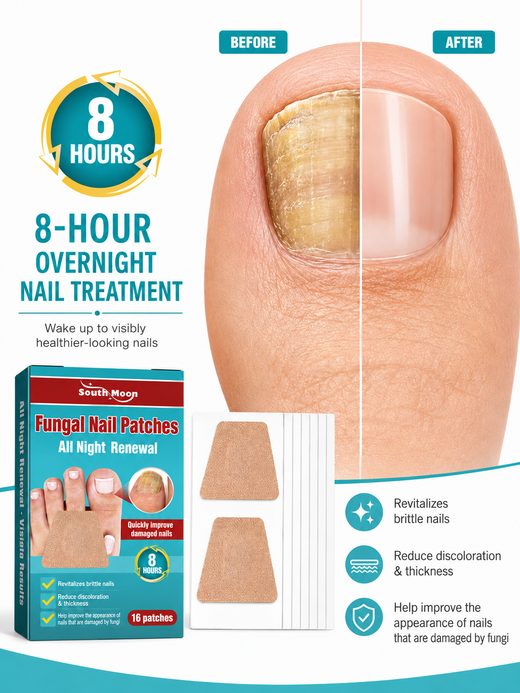 South Moon Nail Night Patch – 8-Hour Fungal Treatment