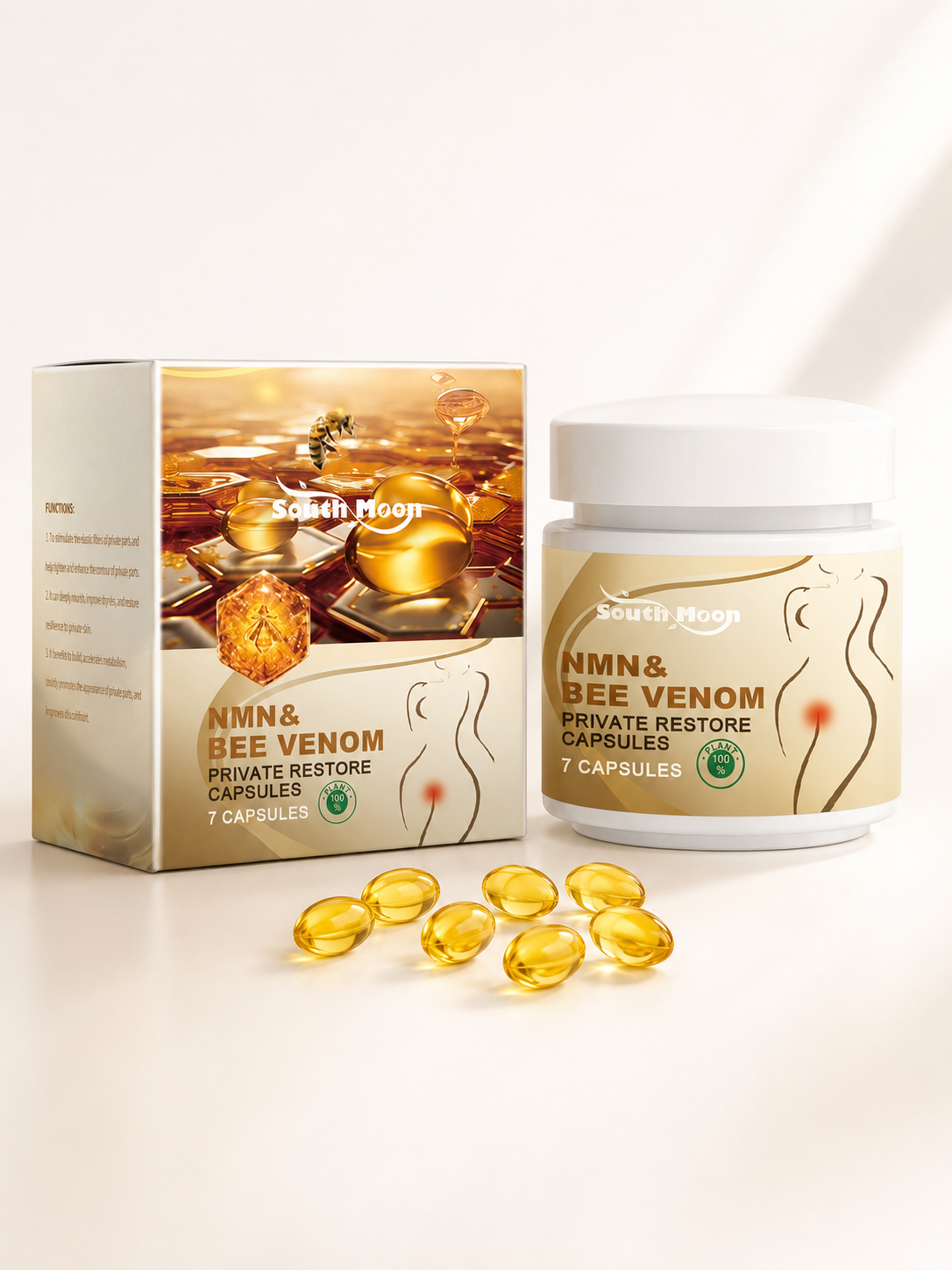 South Moon NMN Bee Venom Intimate Firming Capsules – 7ct