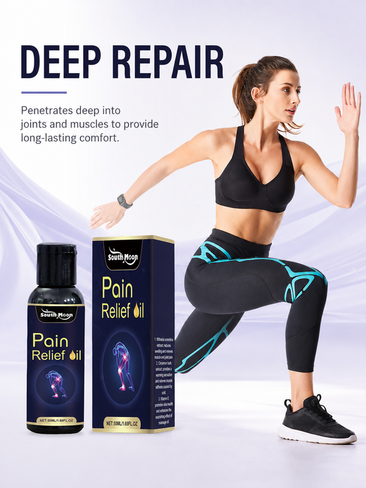Pain Relief Massage Oil — Deep, Warming Relief for Joints
