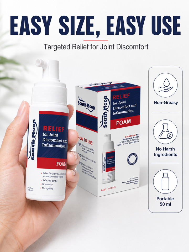 Joint Pain Relief Foam — Fast-Acting, Non-Greasy Comfort