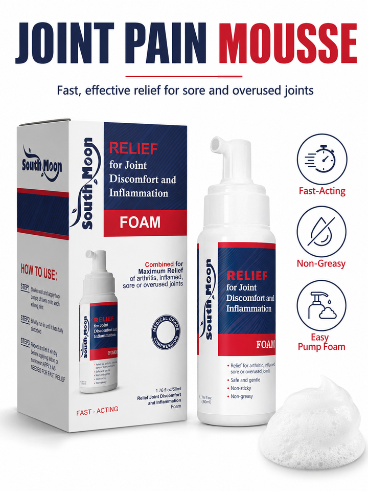 Joint Pain Relief Foam — Fast-Acting, Non-Greasy Comfort