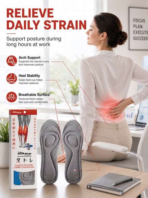 Posture Correcting Insoles — Relieve Back Pain & Improve