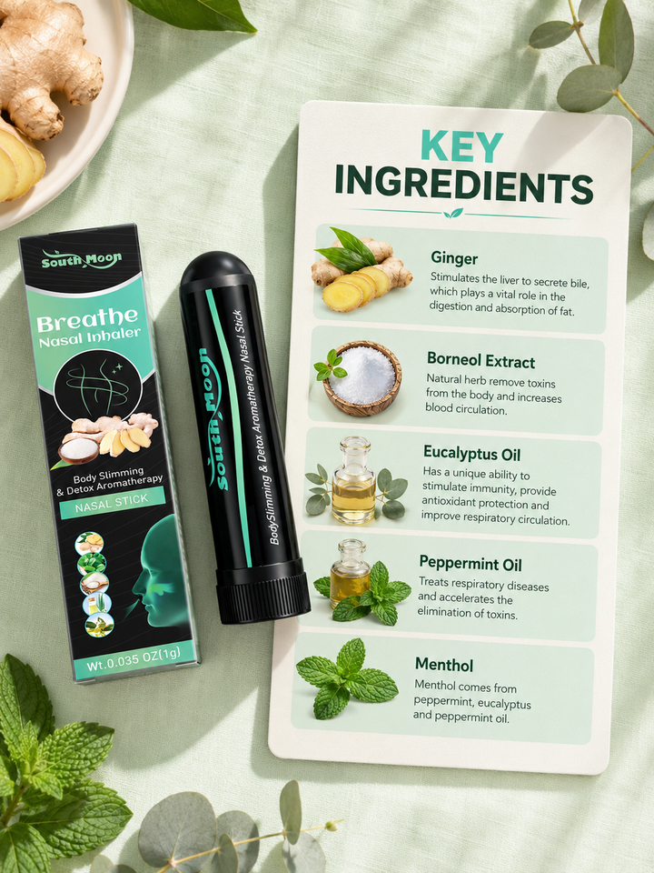 Slimming Nasal Inhaler — Detox Aromatherapy Stick