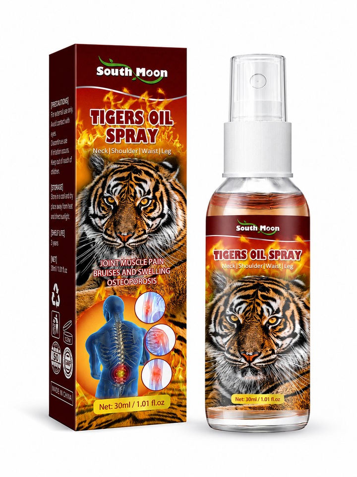 Tiger Oil Spray — Fast-Acting Joint & Muscle Pain Relief