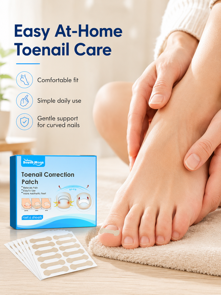 Toenail Straightener Patch – Correct Curved Nails at Home