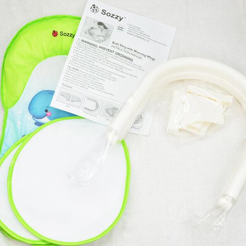 Collapsible Baby Bath Sling for Comfortable Support