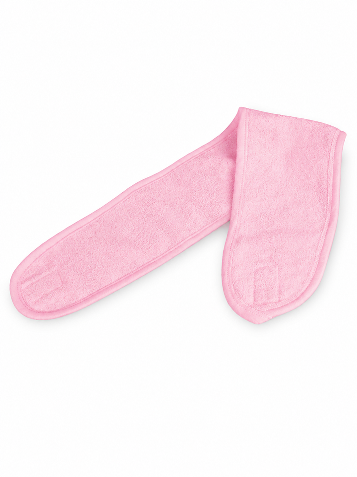 Wide Terry Spa Headband — Velcro Closure, 3 Colors