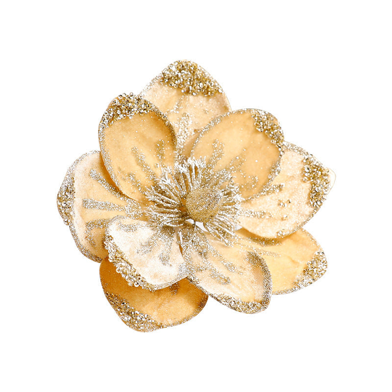 Artificial Christmas Flowers for Sparkling Holiday Decor